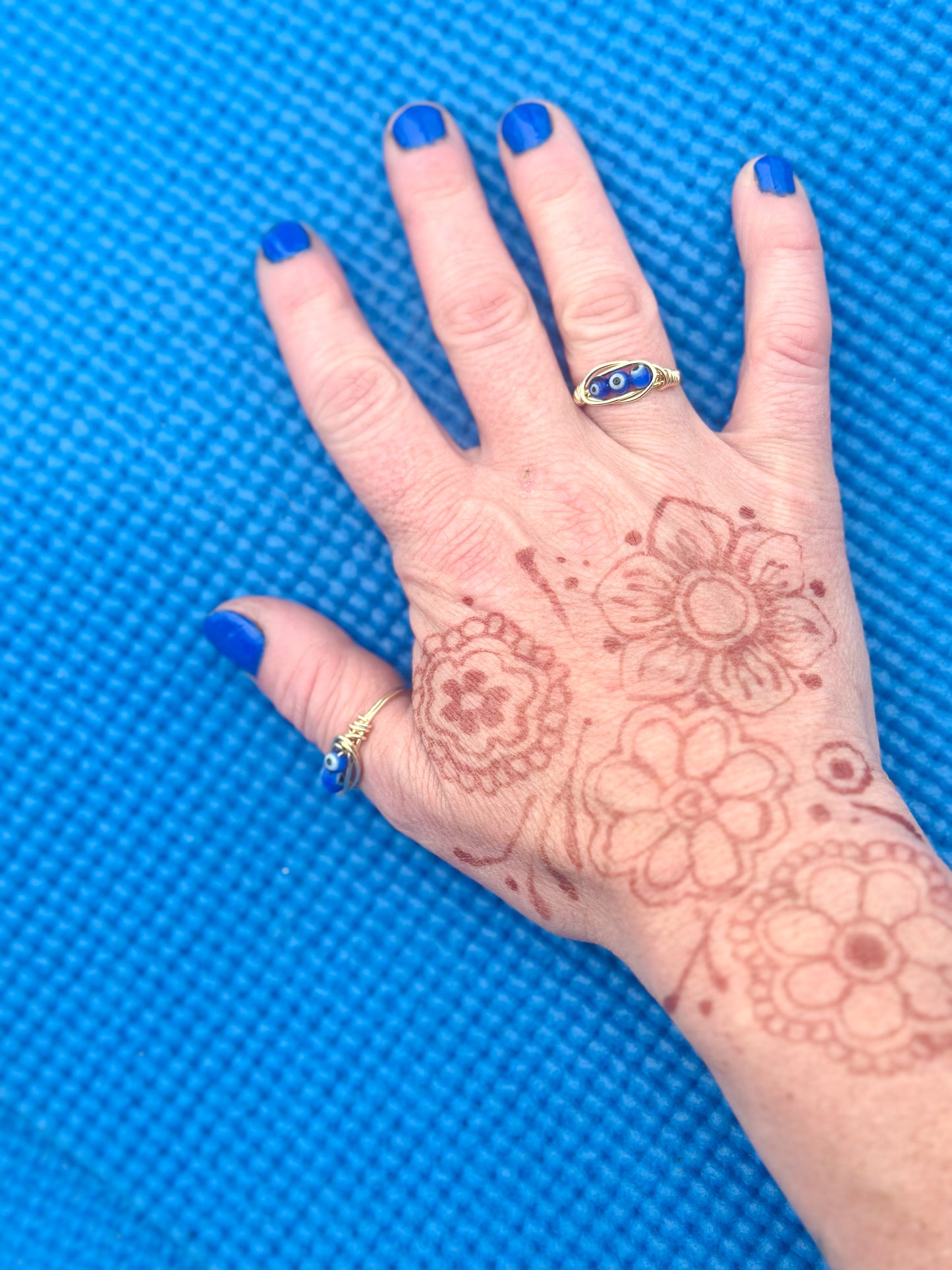Triple Evil Eye Ring