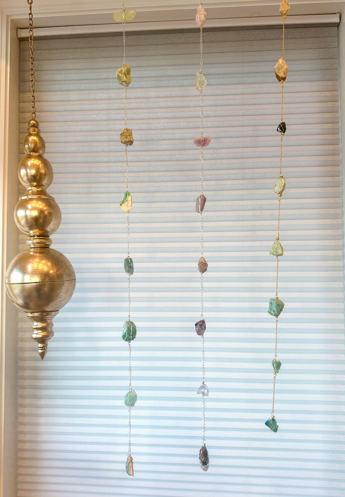 One Of a Kind-Wire Wrapped Stones + Sea Glass Home Decor