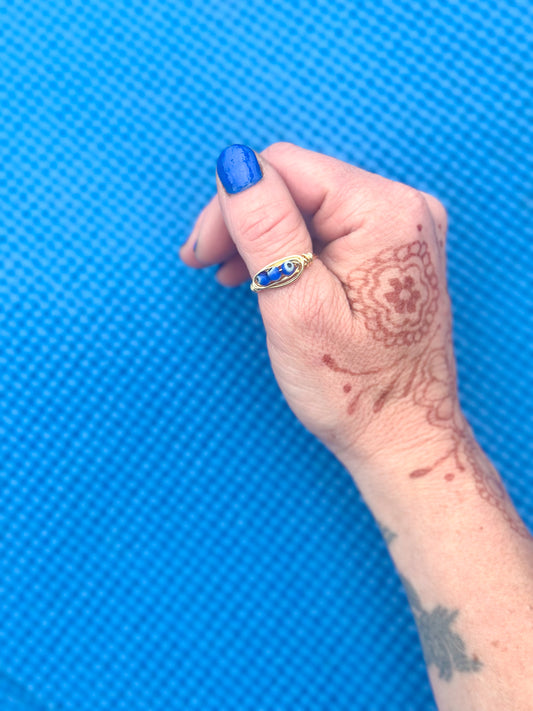 Triple Evil Eye Ring