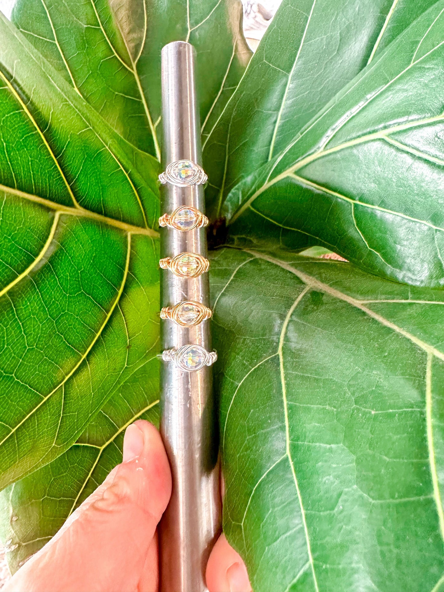 Sun Catcher Wrapped Ring