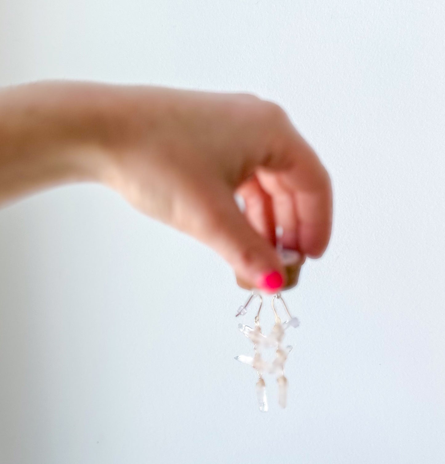 Quartz Power Earrings