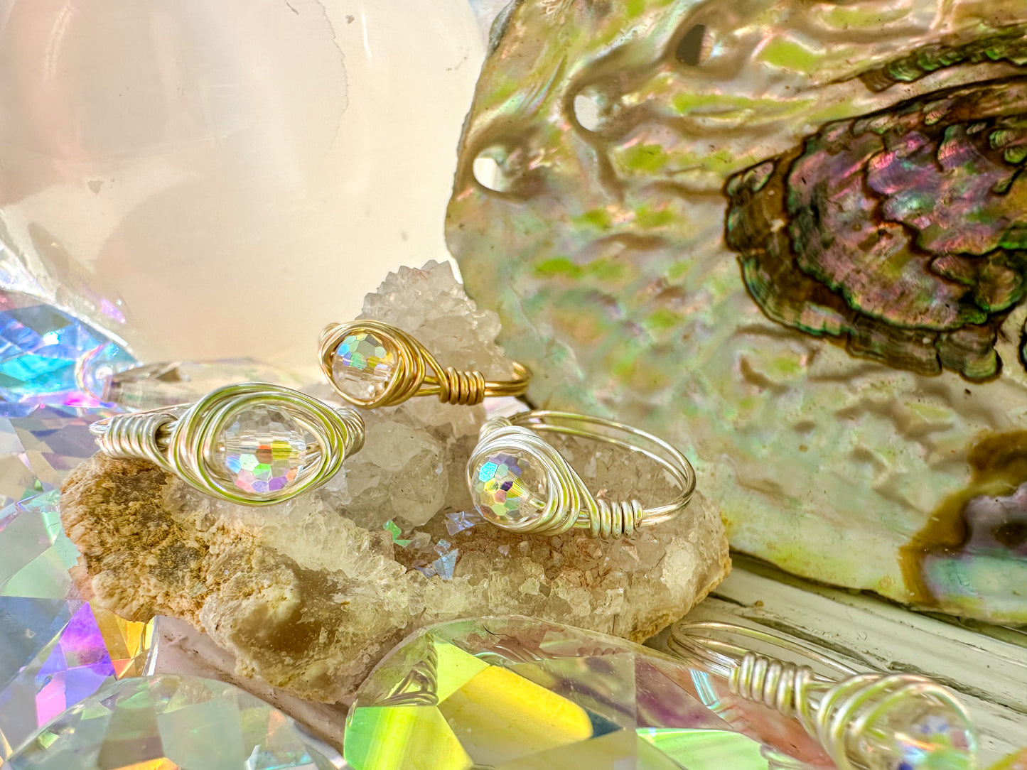 Sun Catcher Wire Wrapped Ring