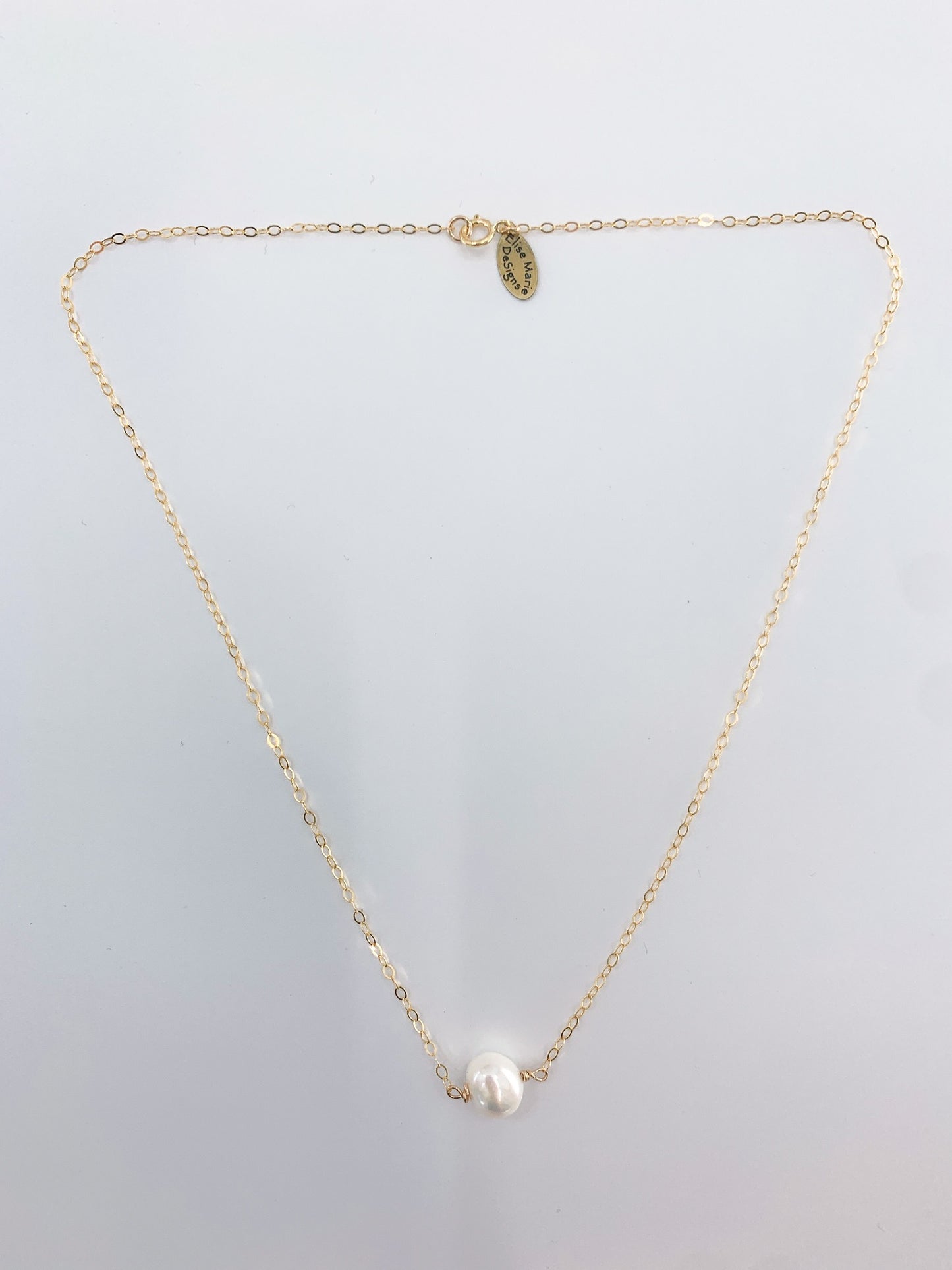 Simple Pearl Necklace