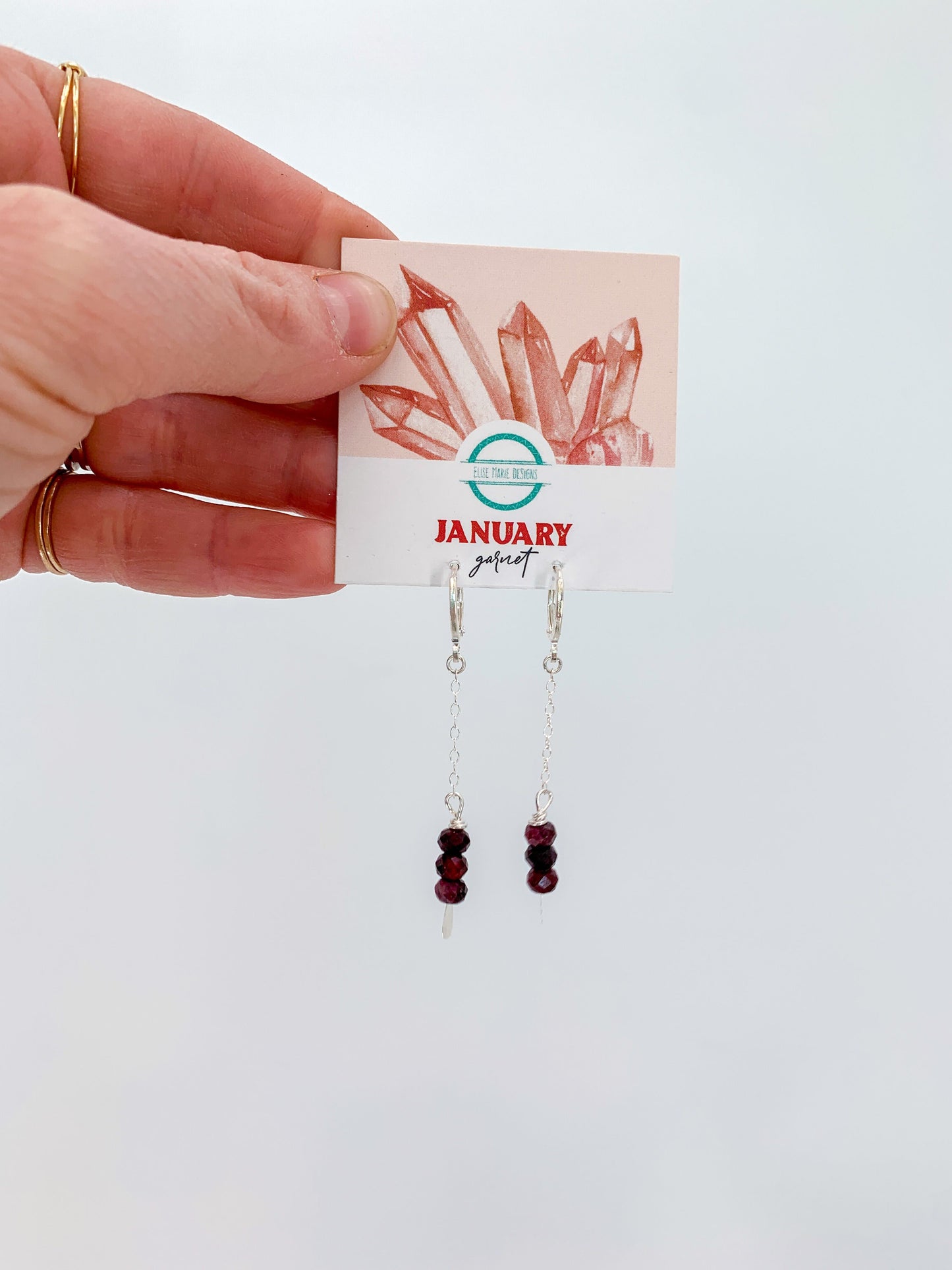 Huggie Birthstone Earring