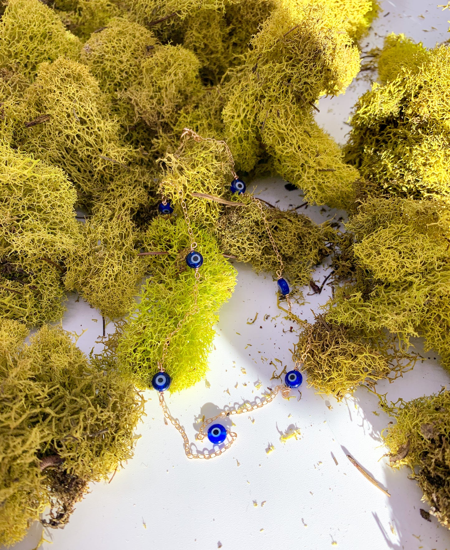 Evil Eye Segmented Necklace