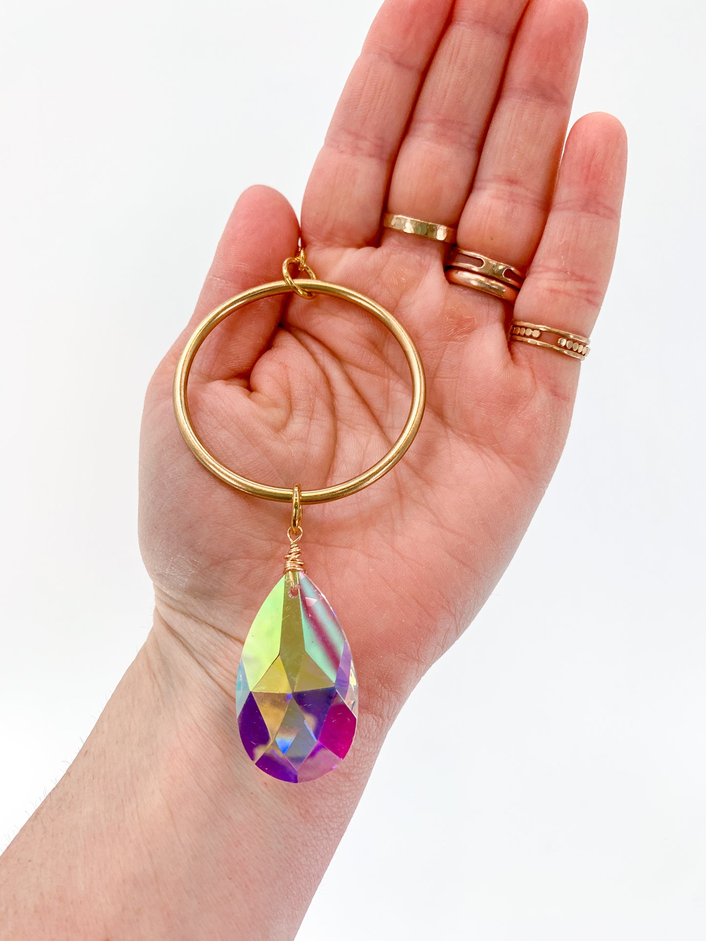 Teardrop Crystal Sun Catcher