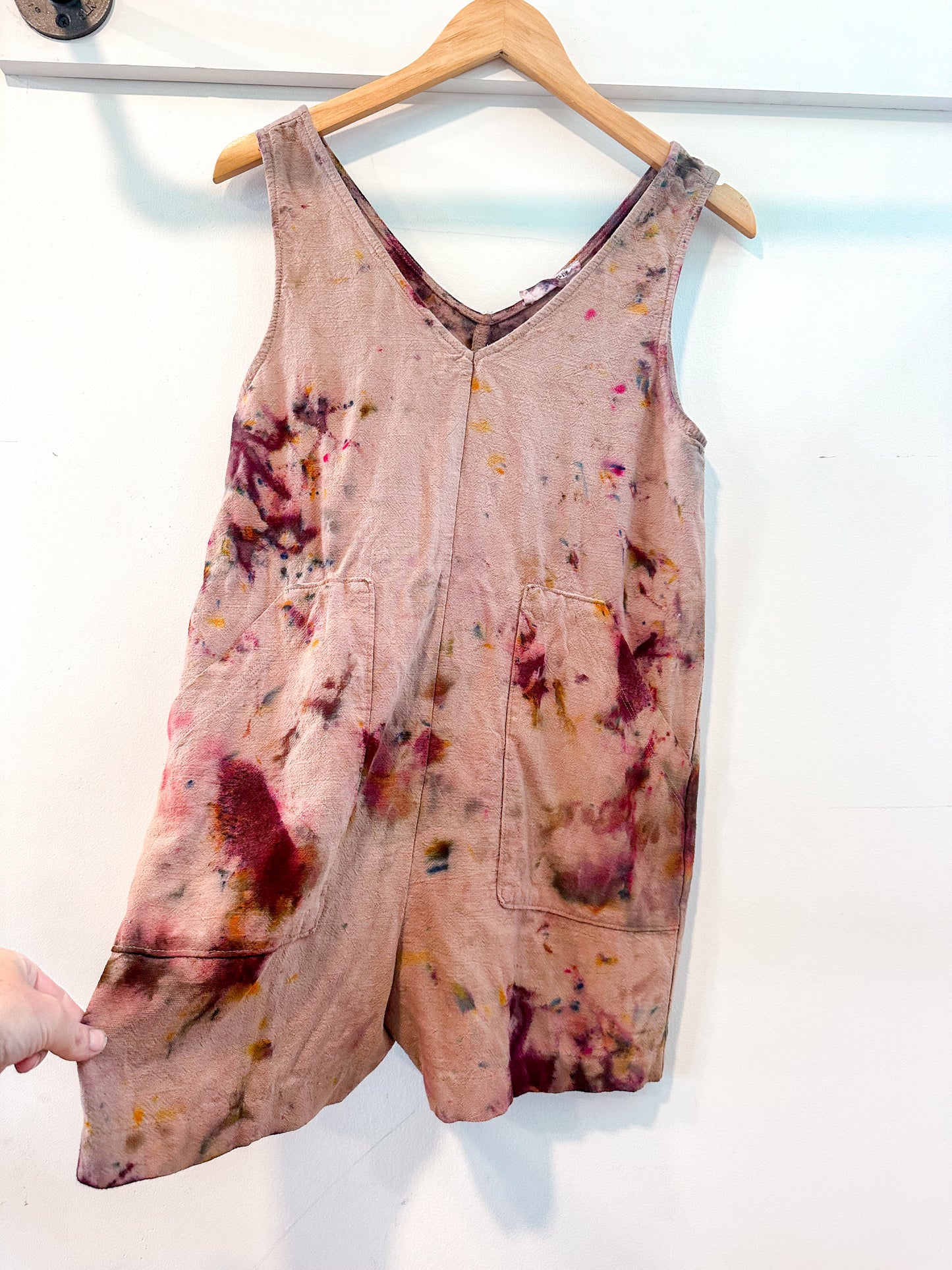 Linen Tie Dye Romper