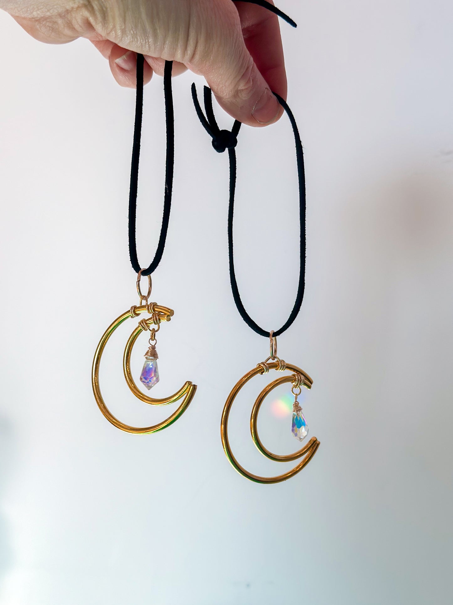 Moon + Sun Catcher Hanger | Ornament | Car Charm