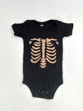 Load image into Gallery viewer, Baby Skeleton Tie Dye Onesie WS