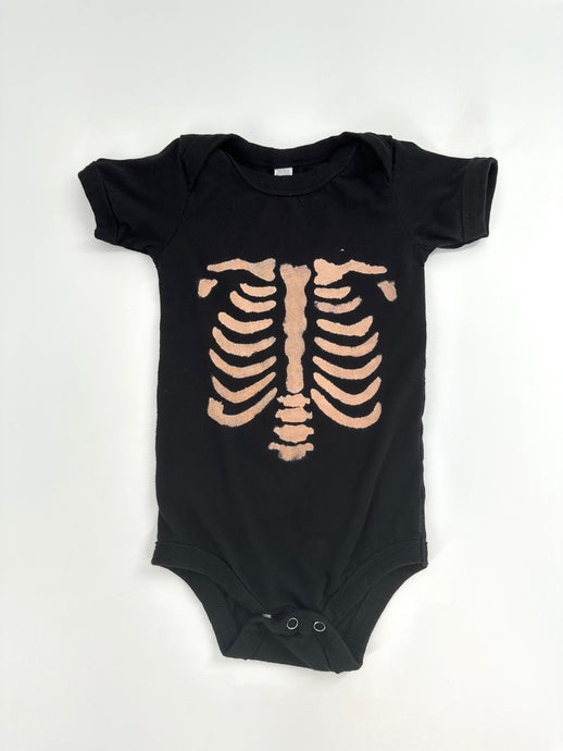 Baby Skeleton Tie Dye Onesie WS