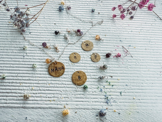 Hammered Mama Necklace