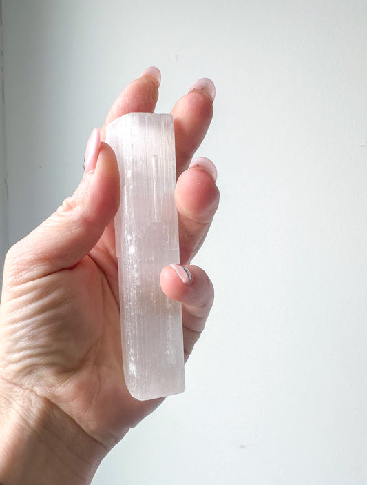 Large Selenite Wand | Cleansing Crystal Stick