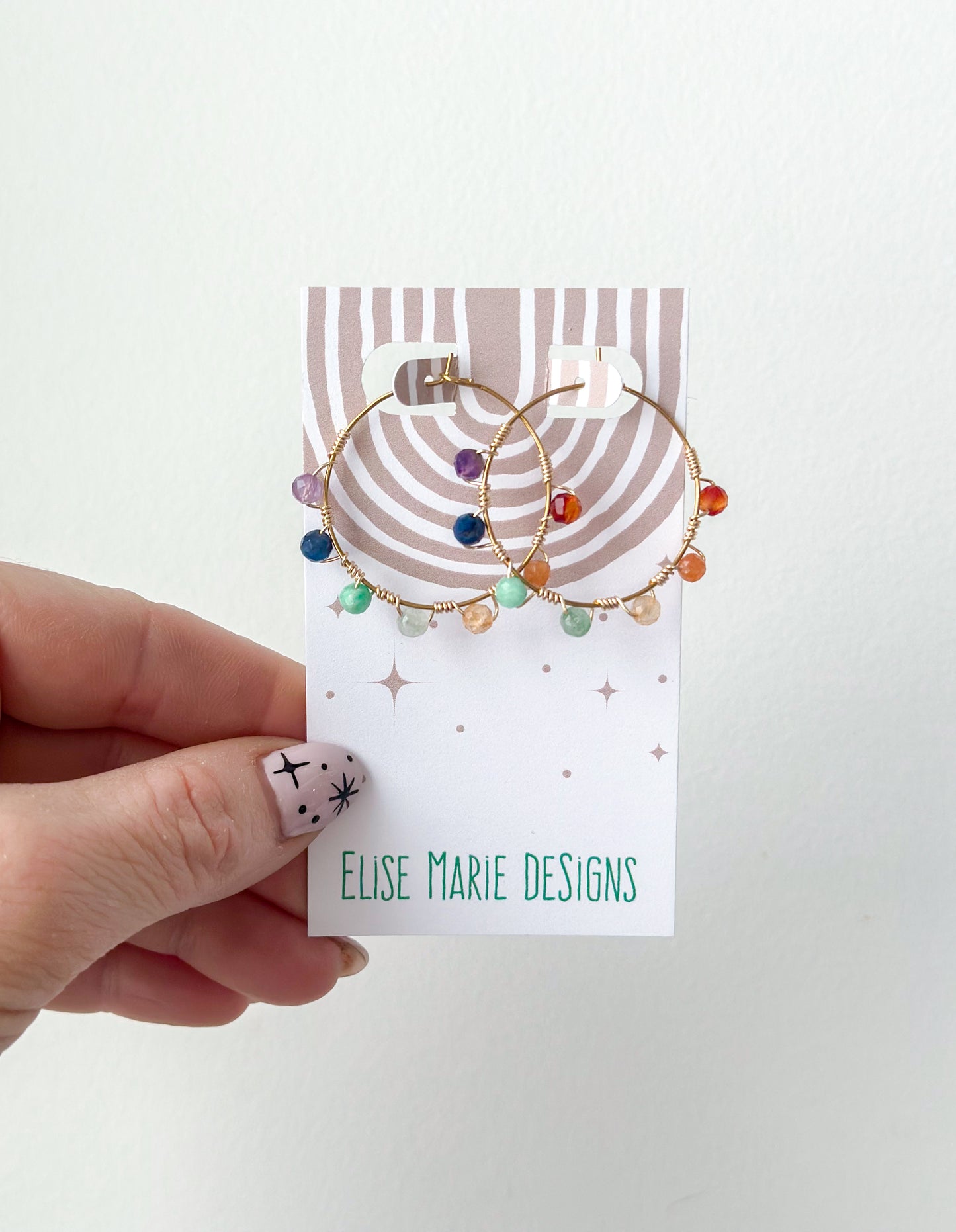 Chakra Hoops | Spiritual Earrings