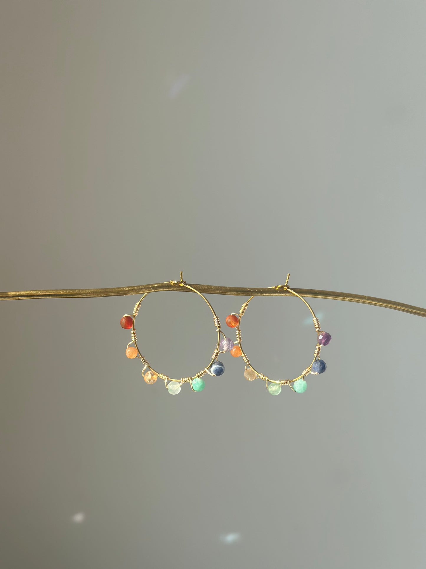 Chakra Hoops | Spiritual Earrings