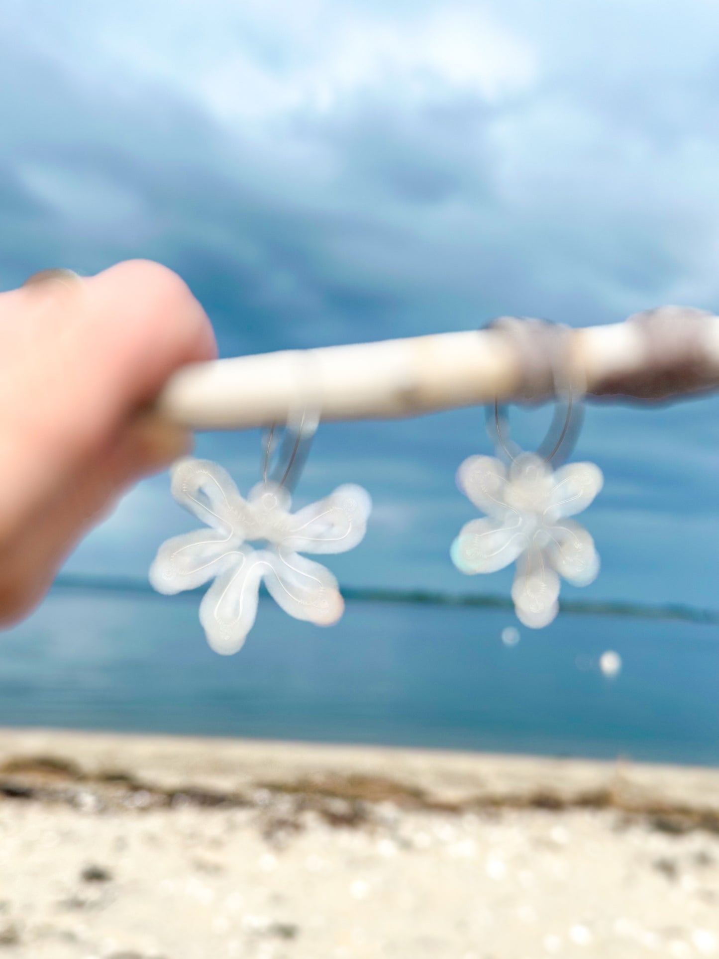 Flower Power Hoops