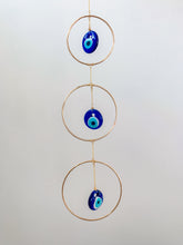 Load image into Gallery viewer, Triple Evil Eye Wall Hanging