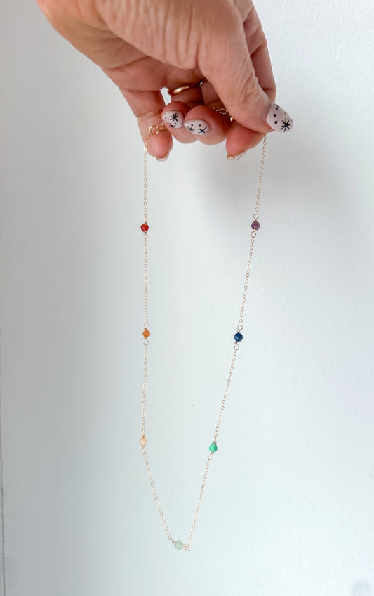 Segmented Chakra Necklace