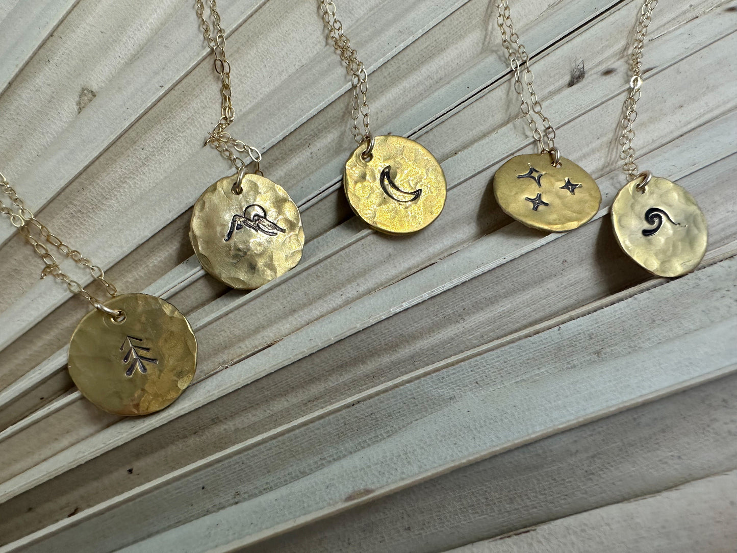 Hammered Coin Necklaces