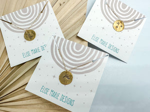 Hammered Coin Necklaces