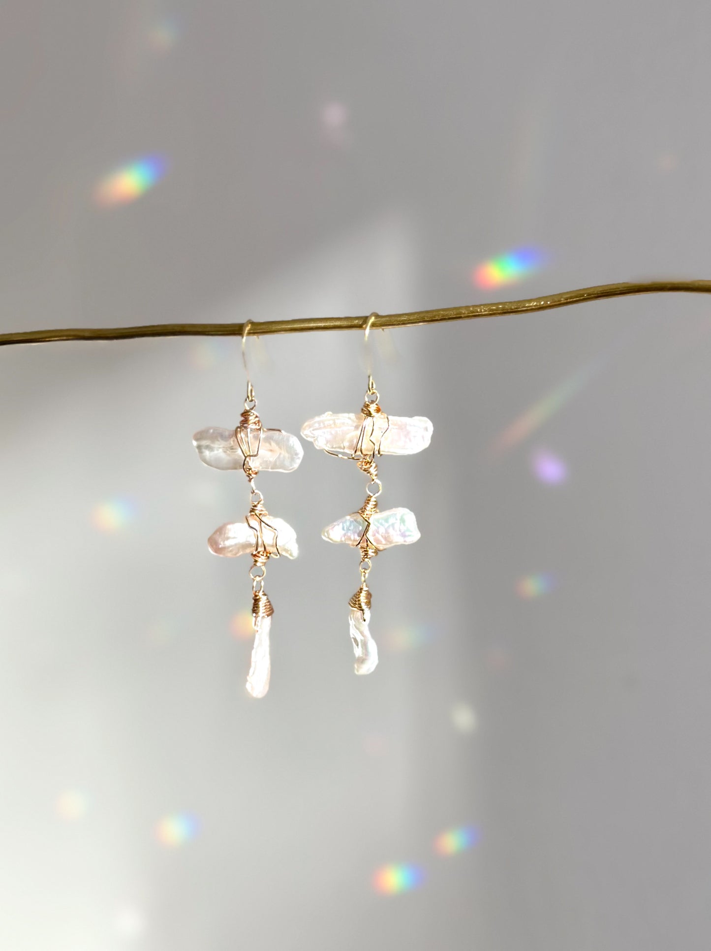 Ethereal Pearl Drop Earrings