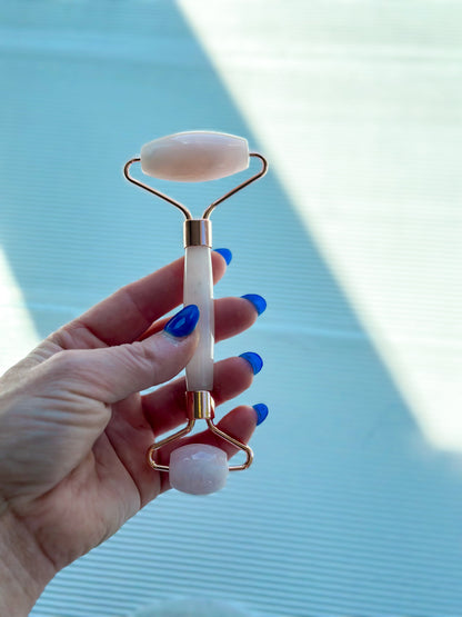 Rose Quartz Gua Sha and Roller