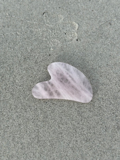 Rose Quartz Gua Sha and Roller