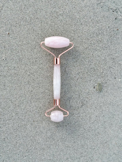 Rose Quartz Gua Sha and Roller