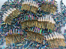 Load image into Gallery viewer, Quartz Crystal Hair Comb
