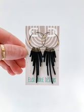 Load image into Gallery viewer, Suede Fringe Earring