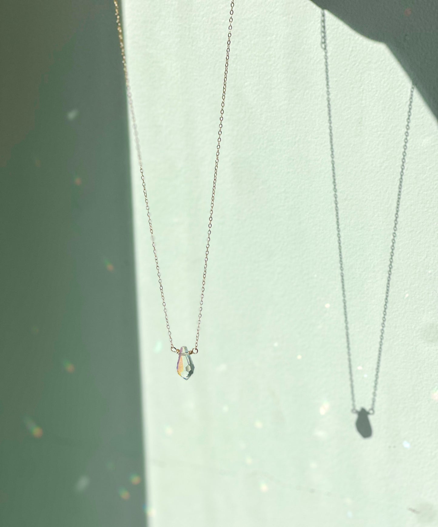 Sun Catcher Layering Necklace | Prism Necklace