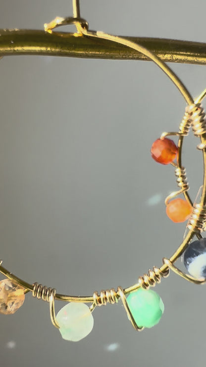 Chakra Hoops | Spiritual Earrings