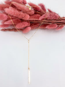 Pearl Point Y Necklace