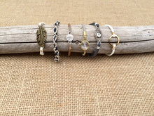 Load image into Gallery viewer, Stackable Suede Bracelets with Assorted Charms