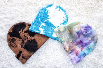 Unisex Tie Dyed Beanie