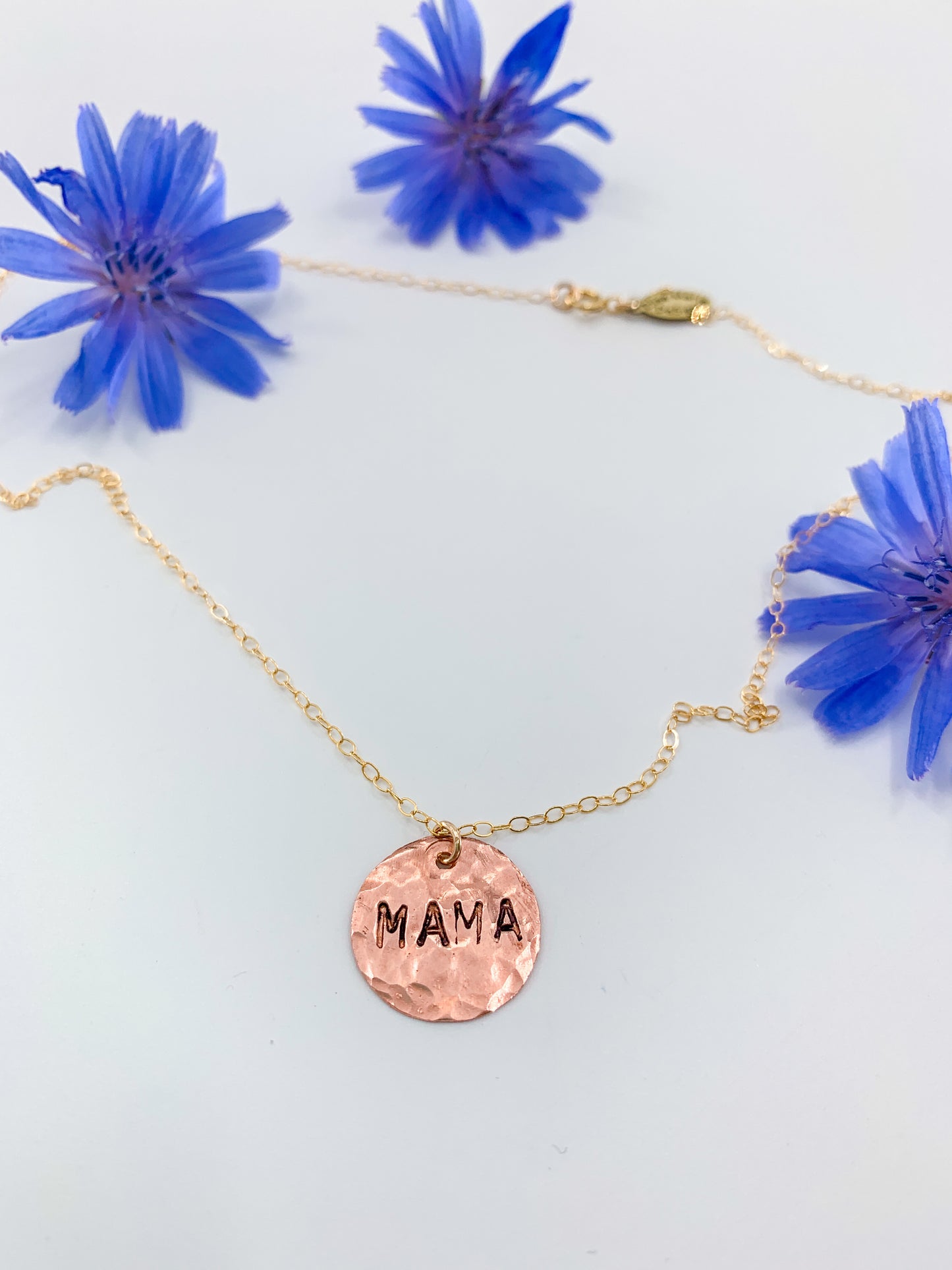 Hammered Mama Necklace