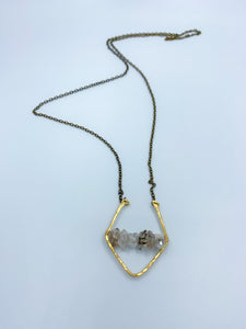 Herkimer Goddess Necklace