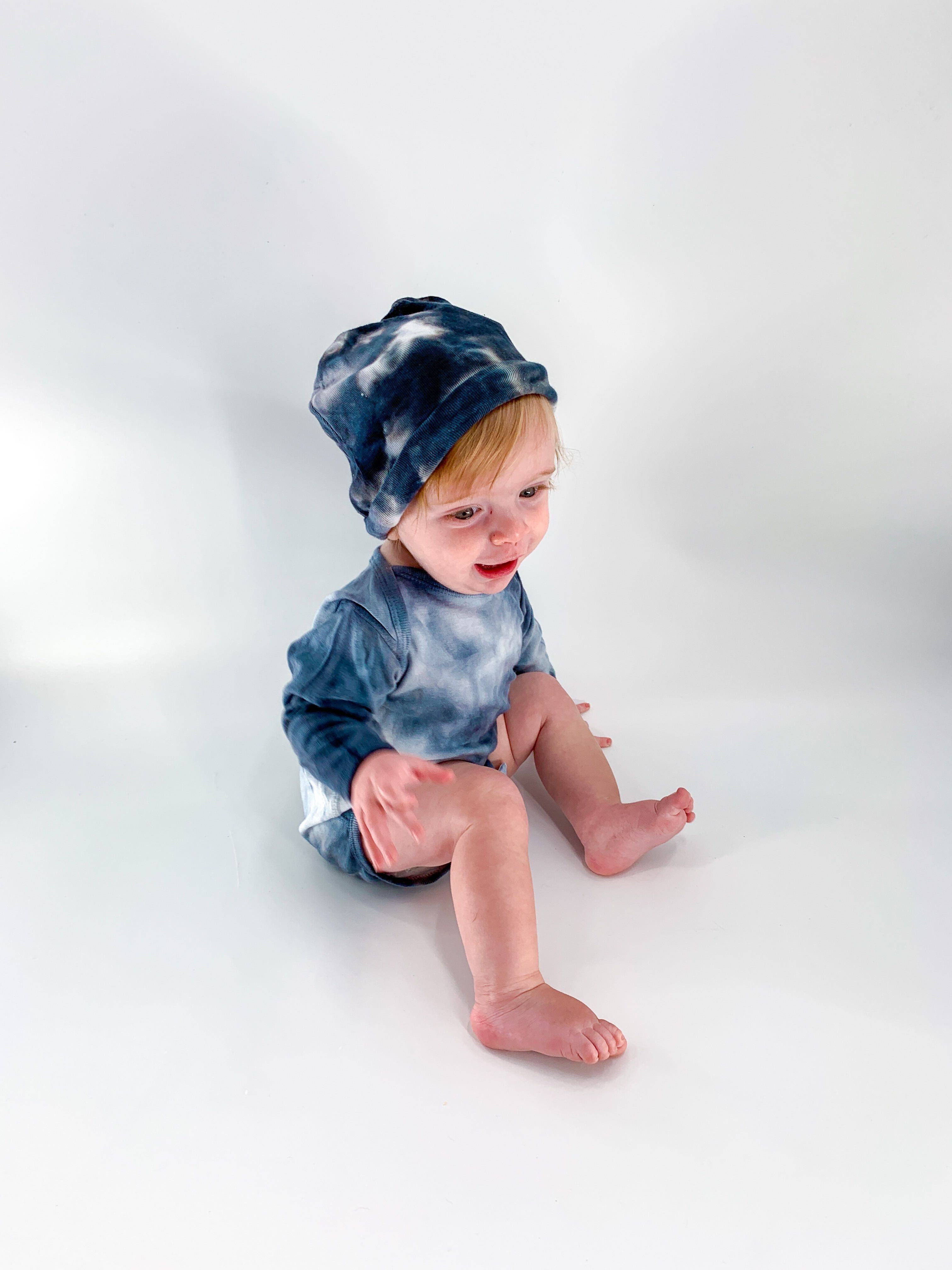 Newborn Rocker Tie-Dye Onesie