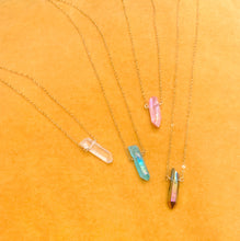 Load image into Gallery viewer, Crystal Point Simple Necklace