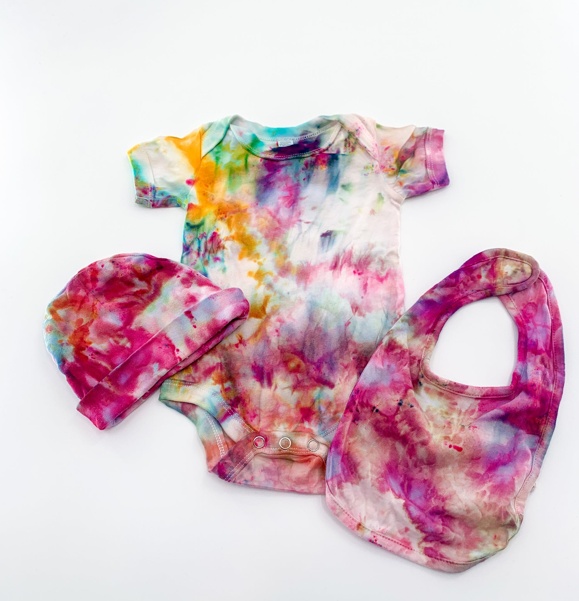 Newborn Rocker Tie-Dye Onesie