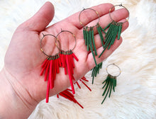 Load image into Gallery viewer, Suede Fringe Earring