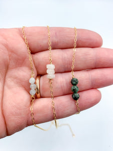 Simple Birthstone Necklace