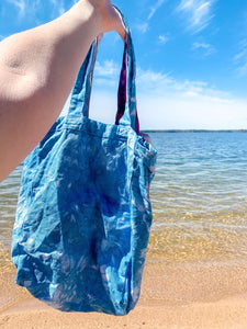 Tie Dye Medium Canvas Tote Bag