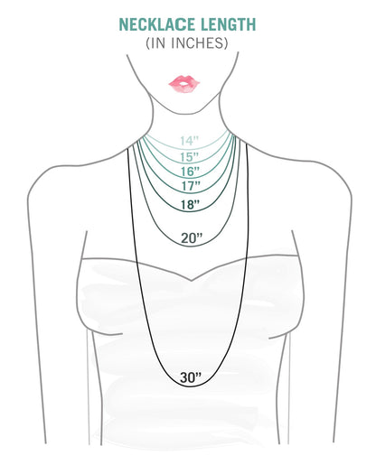 Gemstone Tube Simple Necklace