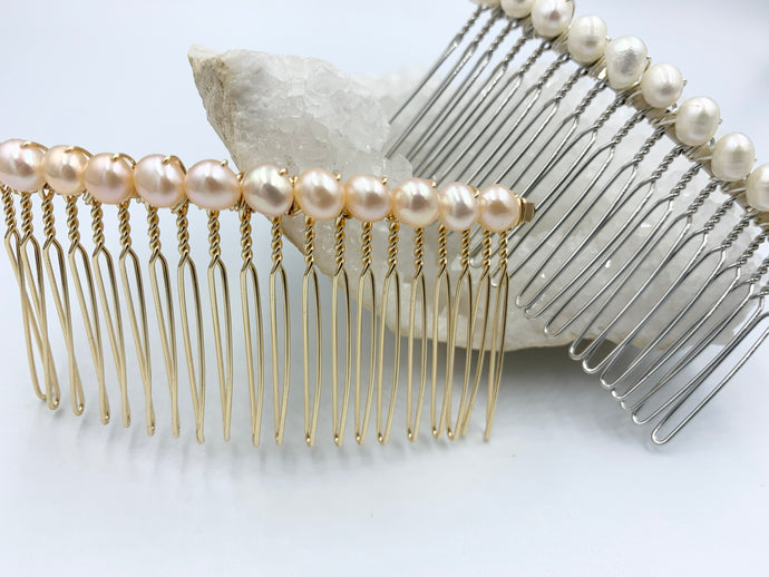 Fresh Water Pearl Hair Comb