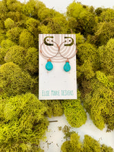 Load image into Gallery viewer, Boho Stone Hoop Earring
