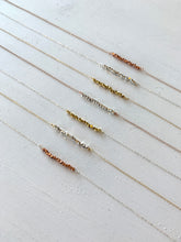 Load image into Gallery viewer, Mixed Metal Layering Bar Necklace