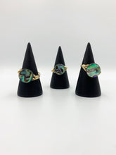 Load image into Gallery viewer, Abalone Wire Wrapped Ring