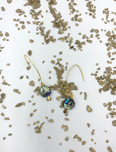Abalone Drop Earrings