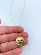 Load image into Gallery viewer, Hammered Area Code Necklace